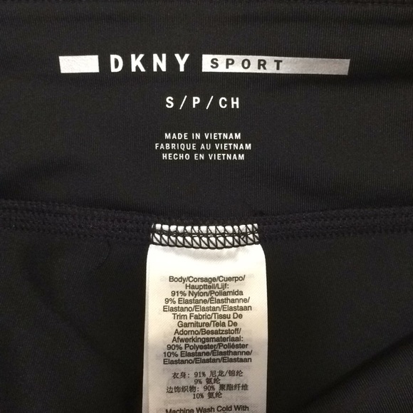DKNY Sport Velvet-Stripe Ankle Leggings - Picture 2 of 8